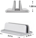 Laptop Stand, Cradle for Laptops, Adjustable Dock, Holder for Macbook Dell Hp Surface Ipad - Silver